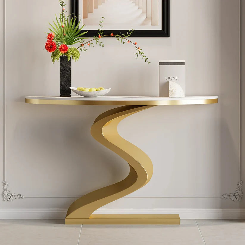 Console Table with Sintered Stone