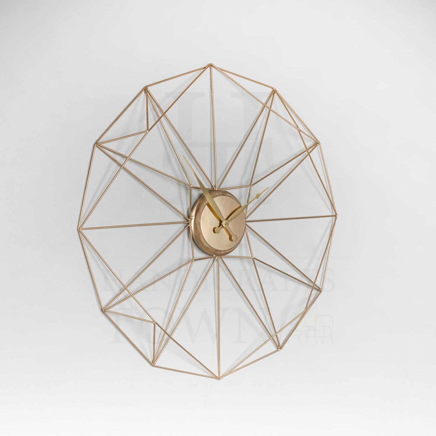 New Line Abstraction Wall Clock