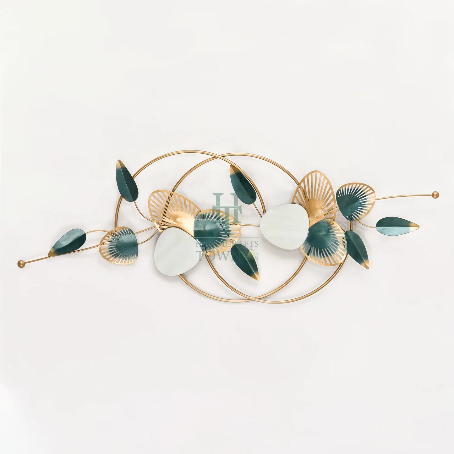 Modern Metal Leaves Metal Wall Art