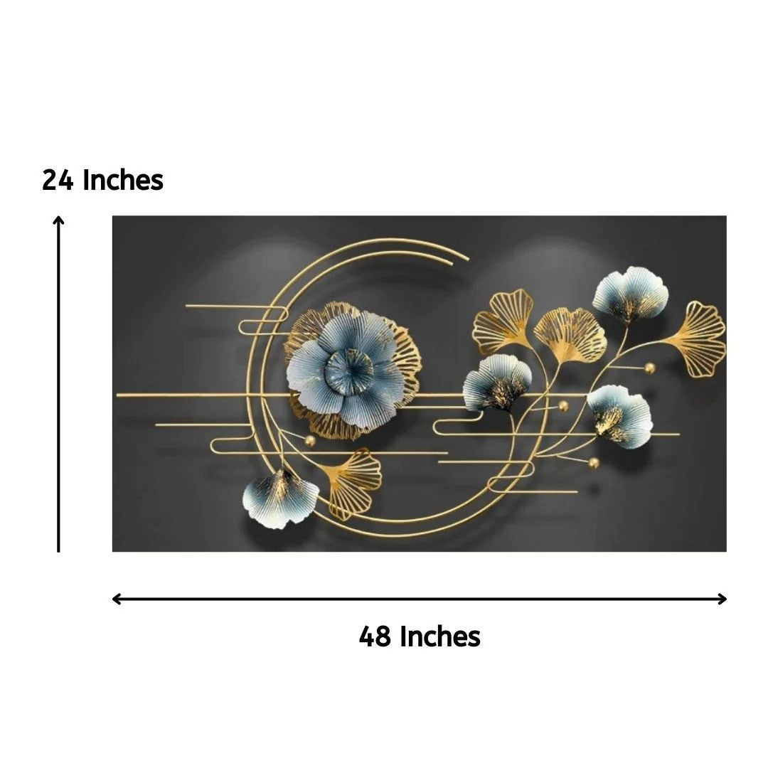 Majestic Bouquet Metal Wall Art