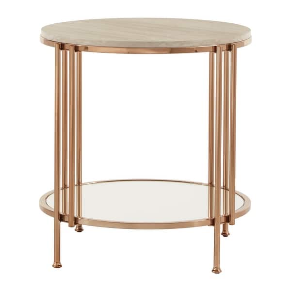 Amelia Round Marble Nesting Tables