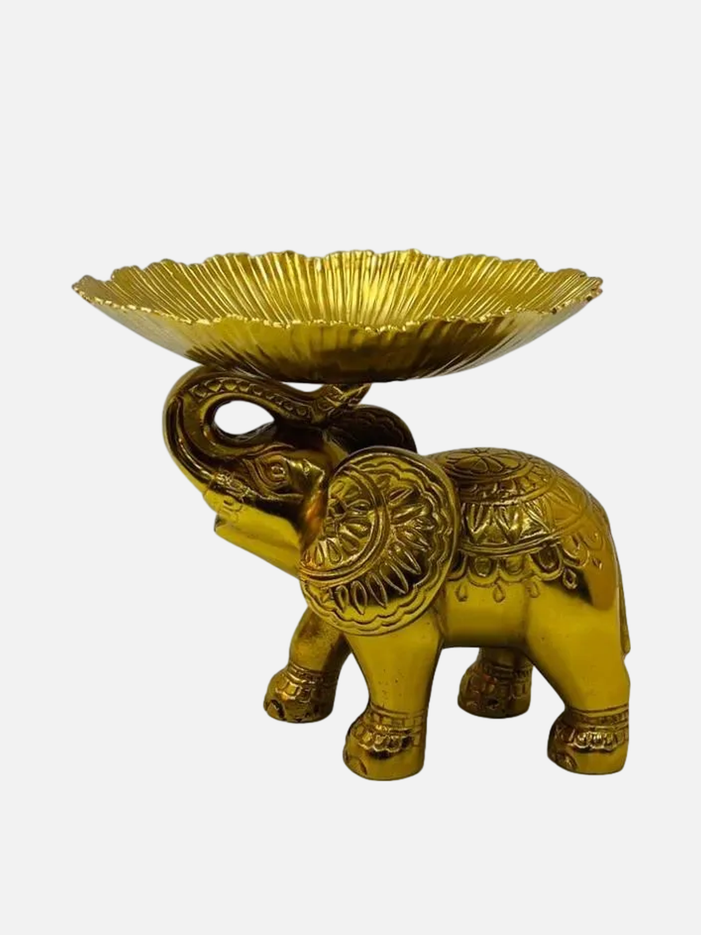 Elephant Sculpture Top Bowl