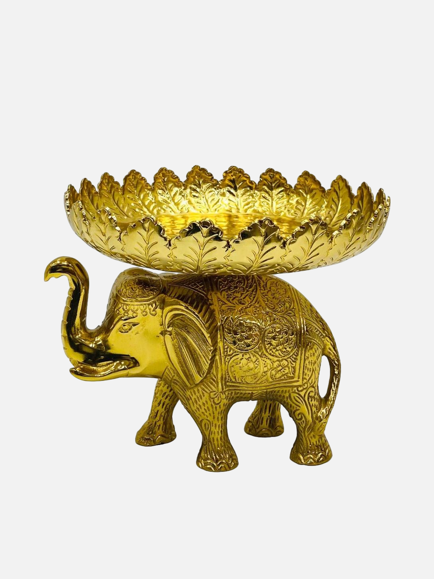Elephant Style with Metal Bowl
