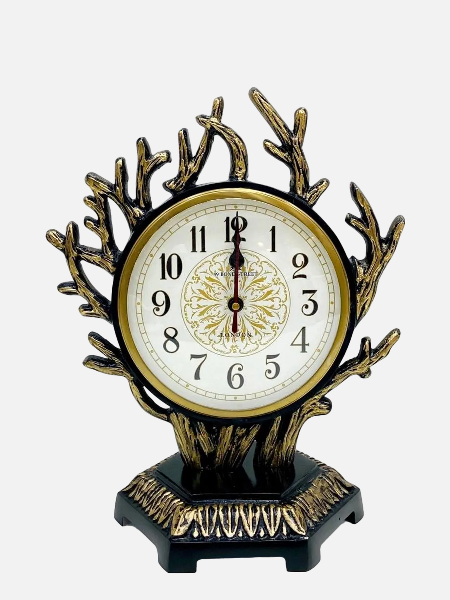 Deer Horn Vintage Desk Clock