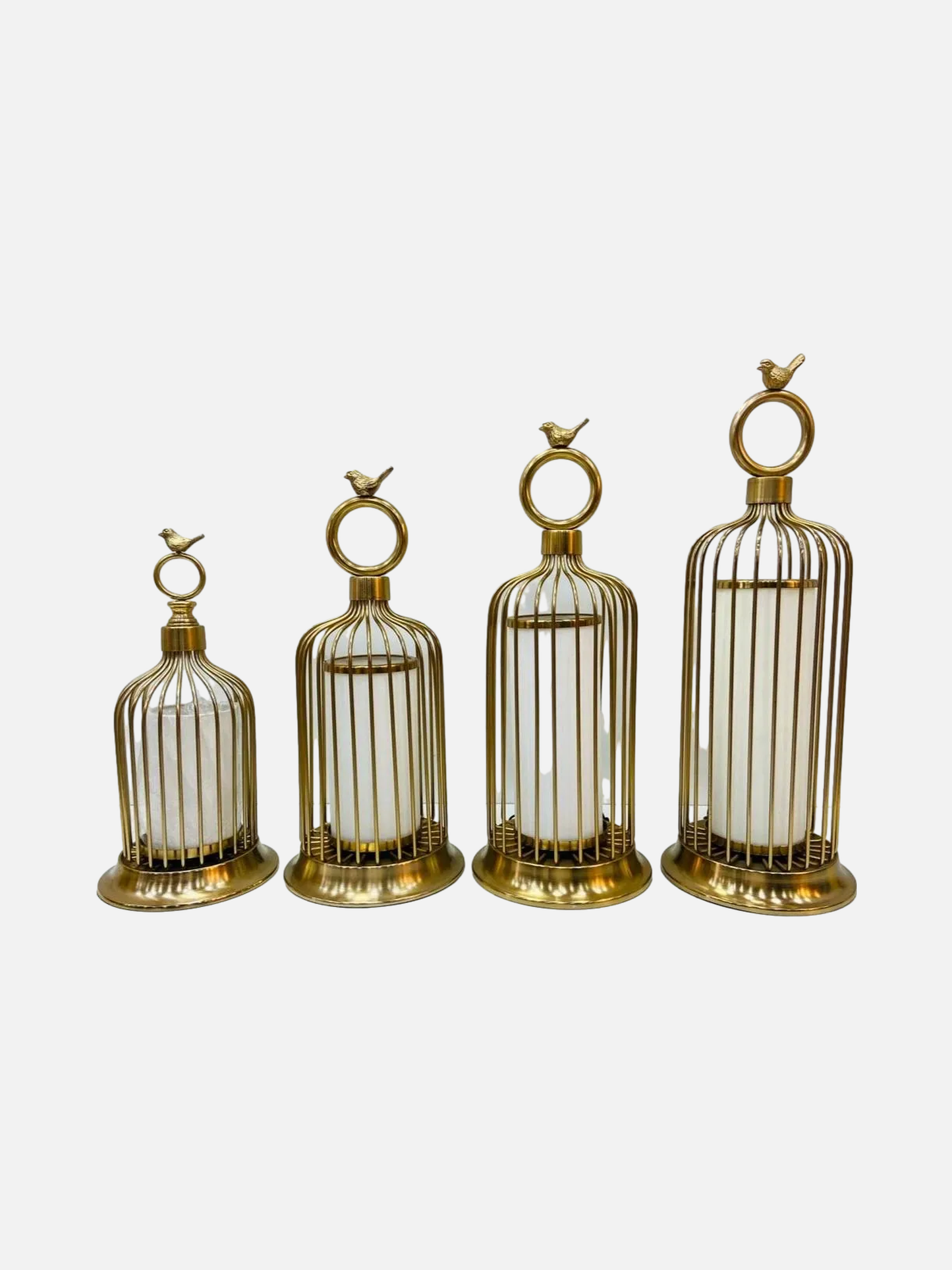 Ethnic Art Lamps Set of 4