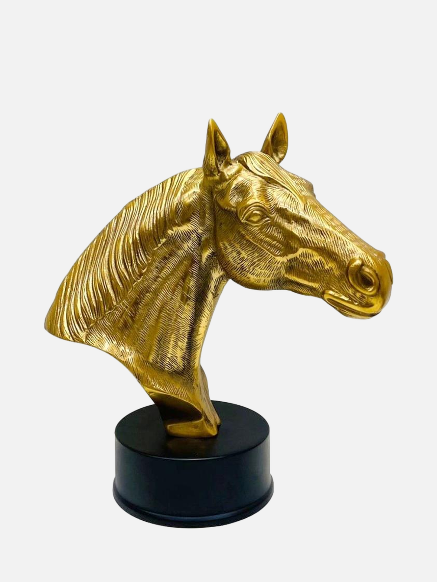 Brass Indian Horse Sculpture