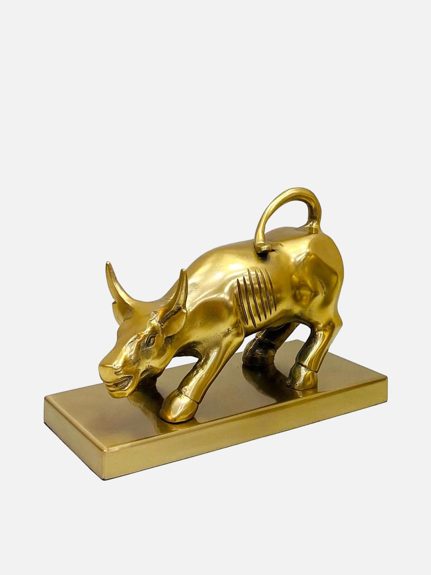 Abstract Bull Design Statue