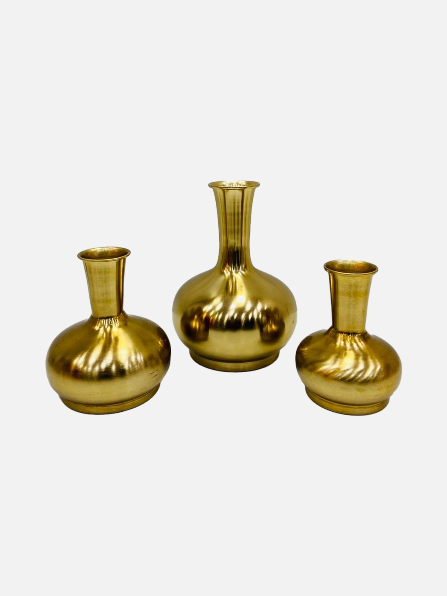 Abstract Blooms Unique Shape Vases Set of 3