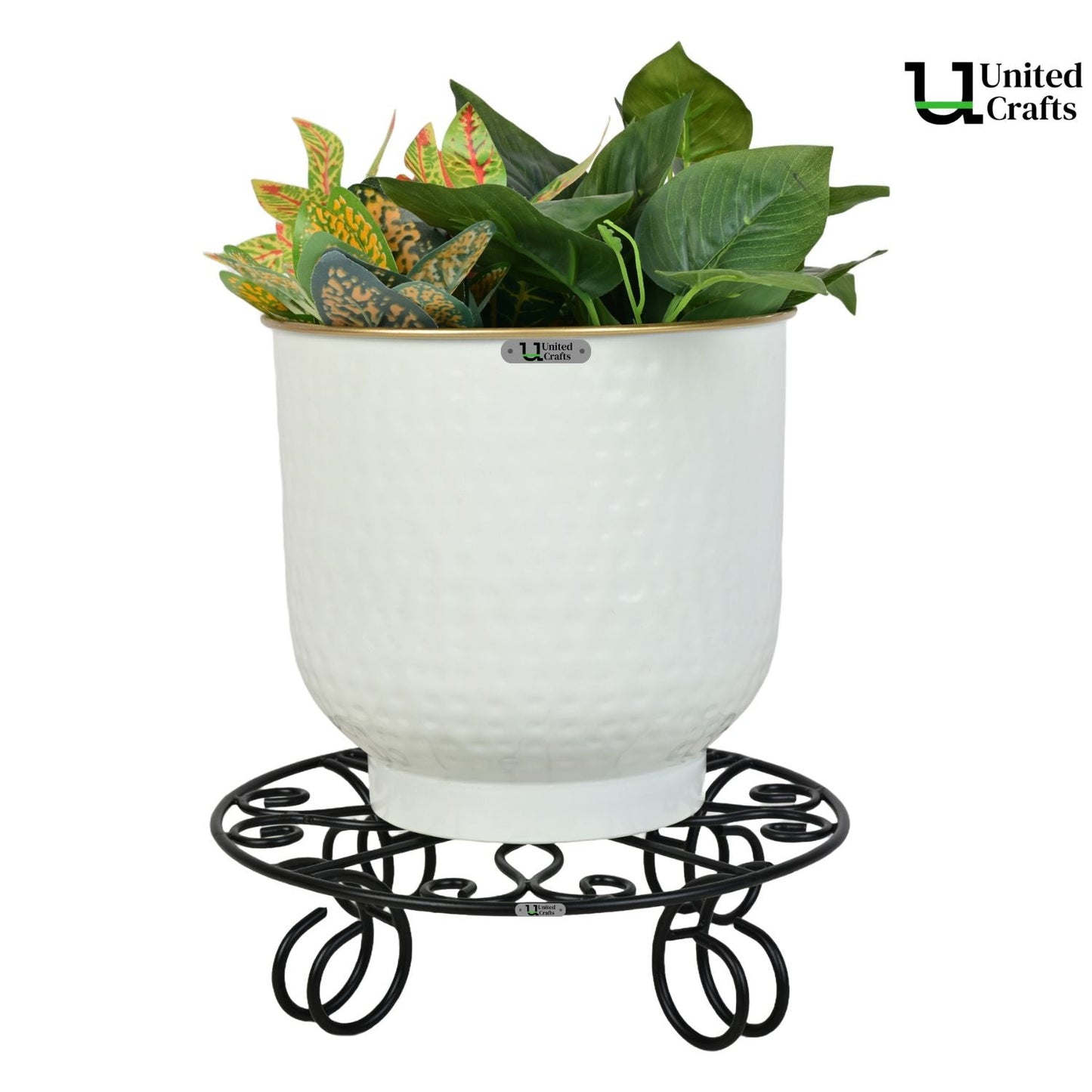 United Crafts Lilly Stands for Planters/Elegant Home & Garden Décor