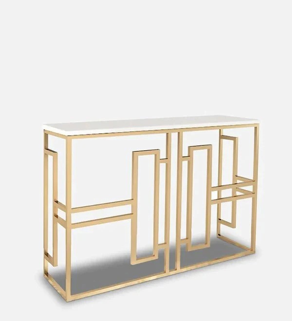 Eleganza Metal Console Table