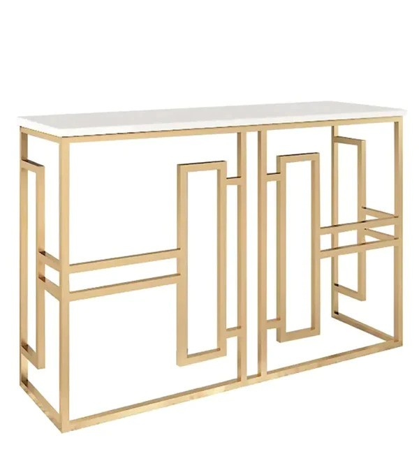 Eleganza Metal Console Table