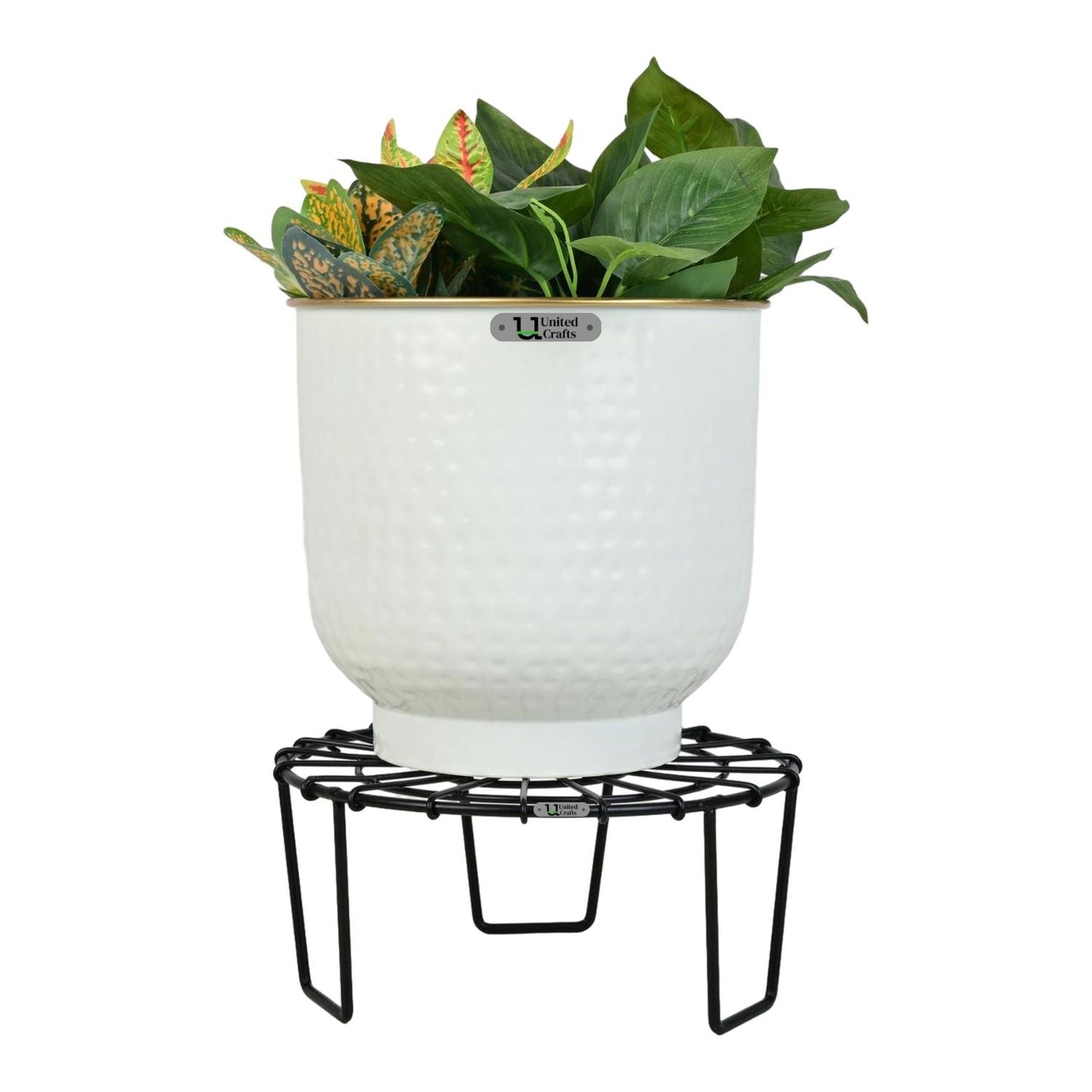 United Crafts Web Pots Stand- Unique & High Quality Stands for Home and Garden