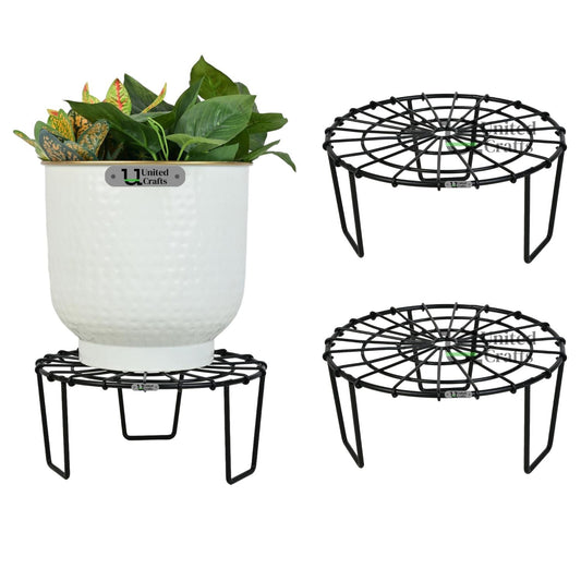 United Crafts Web Pots Stand- Unique & High Quality Stands for Home and Garden